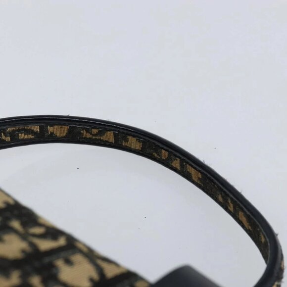 Christian Dior Trotter Canvas Hand Bag Navy Auth 147155 - Picture 9 of 16